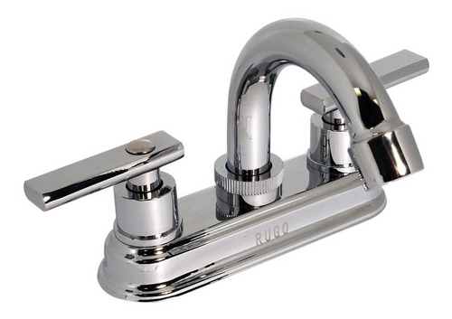 Llave Mezcladora Para Lavabo Fregadero Cromada Rugo 24-td