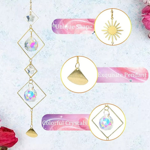 6 Bola De Cristal Decorativa With Colgante De Cadena De Colo