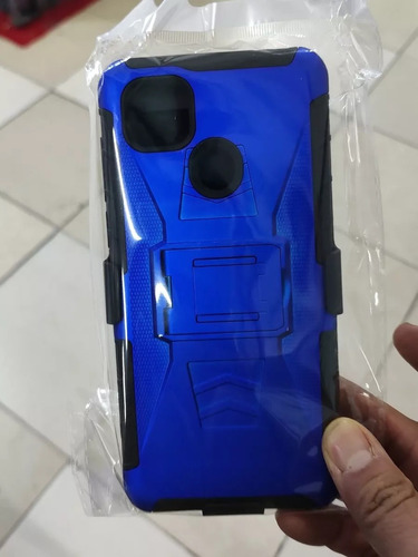 Funda Uso Rudo Clip Color P Zte V Smart 2050 Y 2 Micas 