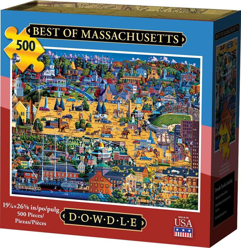 Rompecabezas D·o·w·d·l·e Best Of Massachusetts 500 Piezas