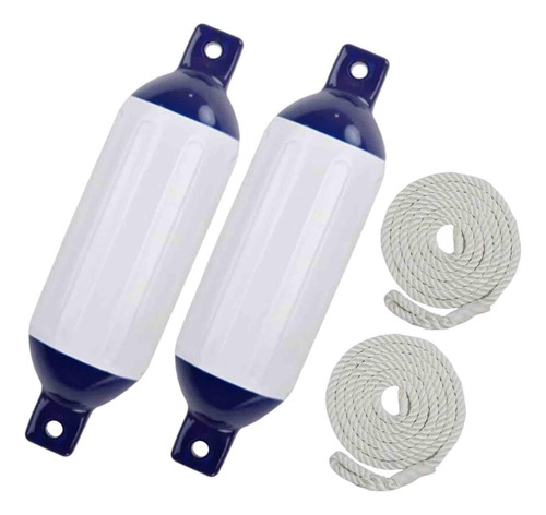 Protector De Guardabarros Para Barcos De 2 Cuerda G1 Blanca