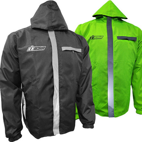 Chaqueta Doble Faz Tipo Icon Semi Impermeable Moto Promo