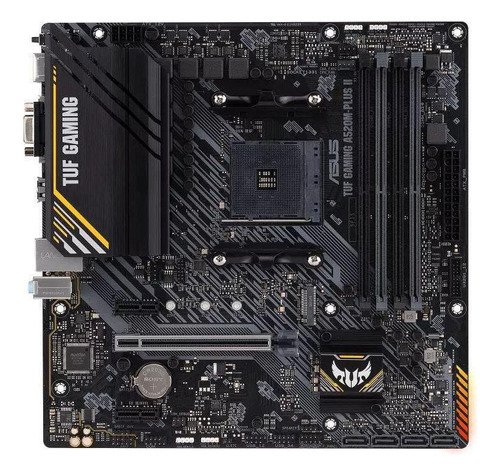 Placa Mãe Asus Tuf A520m-plus Ii, Ddr4, Micro-atx, Am4