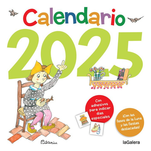 Calendario 2025, De Pilarin Bayes. Editorial La Galera, Sau, Tapa Blanda En Español, 2024