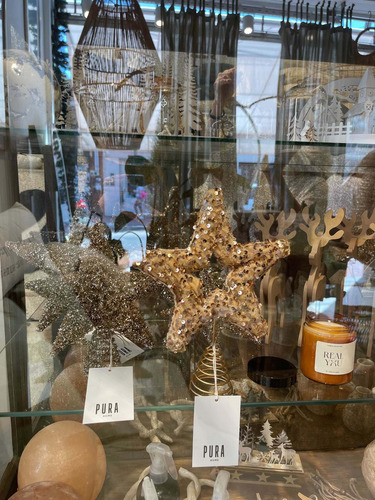 Adorno Navidad - Estrella Punta De Arbol