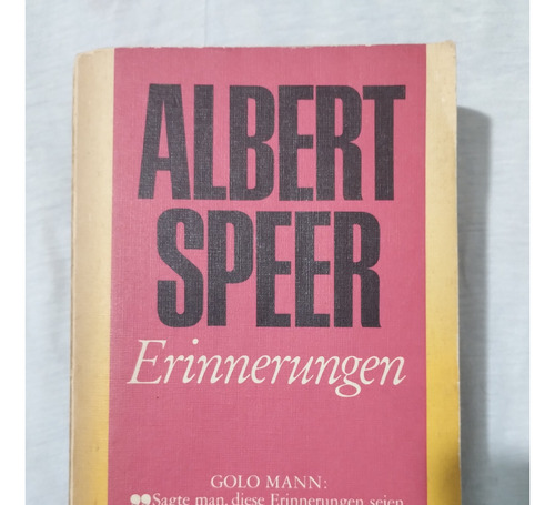 Erinnerungen De Albert Speer En Aleman