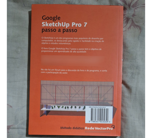 Livro Google Sketchup Pro 7 Passo A Passo João Gaspar Capa Mole Editora Vectorpro N52