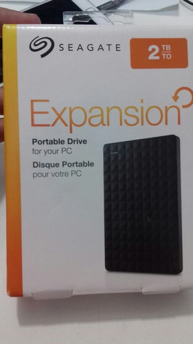 Hd Externo 2tb Portátil Seagate Expansion Lacrado Com Nf