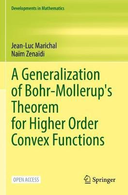 Libro A Generalization Of Bohr-mollerup's Theorem For Hig...