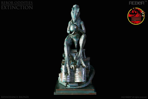 Rebor Oddities Extinction Renaissance Bronze Velociraptor