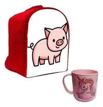 Comprar Kit Mochila Jardin Roja Baby Y Taza #r 282