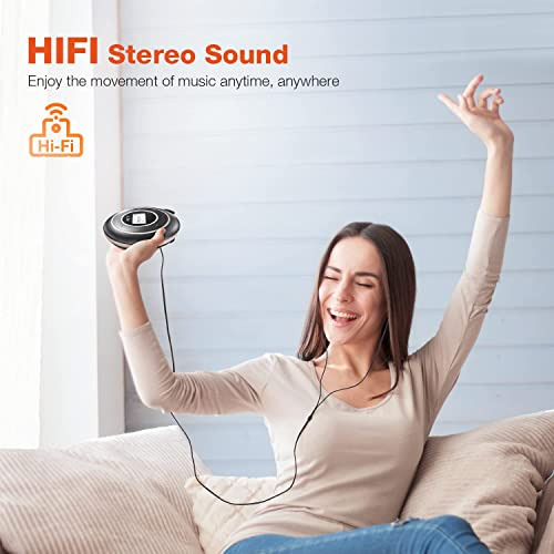 Cd Player Porttil Hott C105: Fm, Recargable Y Compacto