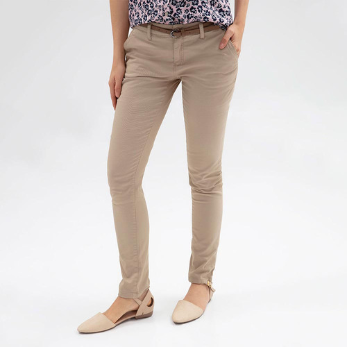 Pantalon Gef Mujer Laky Beige