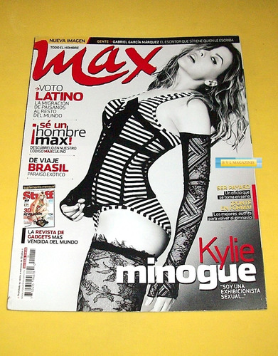 Kylie Minogue Revista Max 2010 Salvador Zerboni