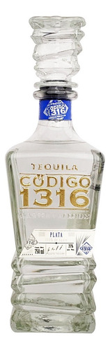 Tequila Código 1316 Plata 750 Ml