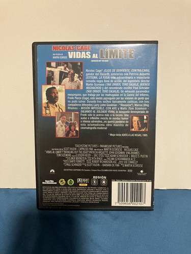Dvd Vidas Al Limite Scorsese Bringing Out The Dead
