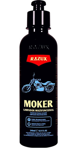 Moker Shampoo Para Moto Remove Barro Lama Graxa Razux 240ml