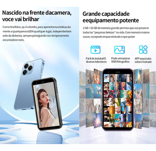 Celular Android Xs15 De 3.0 En Negro
