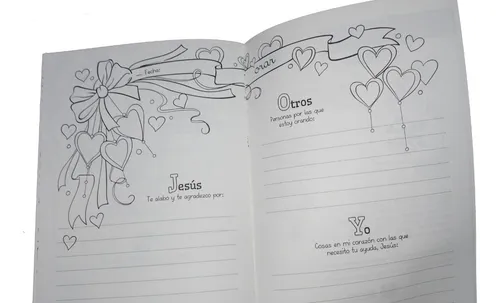 Pack 12 Joy Diario De Oración Libro Para Colorear