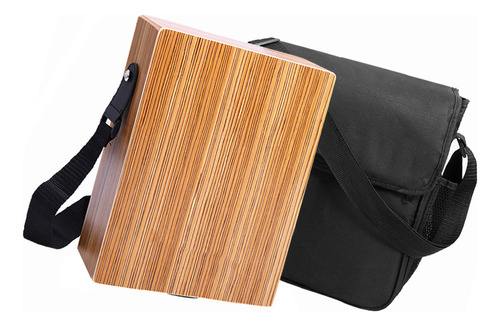 Bolsa Plana Portátil De Viaje Cajon Drum Percussion Con Caja