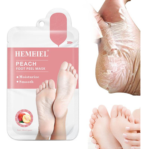 Máscara Esfoliante E Hidratante Para Pés Com Glicerina