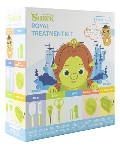 Smart Care Shrek Royal Treatment Kit Set Para Bebe Color Verde