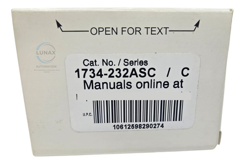 Allen Bradley 1734-232asc Ascii Modulo Interface Original