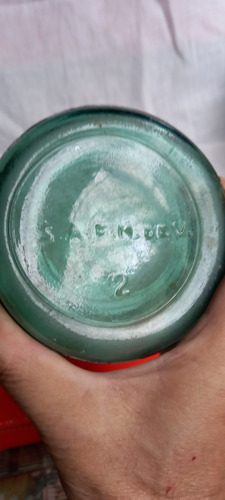 Antigua Botella De Leche Canoprole Uruguaya Boca Chica 1 Ltr (Usado)