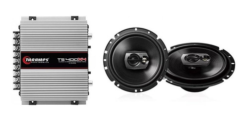 Módulo Ts400 400w Rms 4canais 2ohms +  Falante 6pol Ts1790br