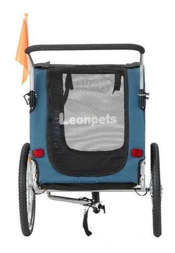 Imagen 6 de 10 de Cochecito-remolque Para Llevar Mascotas En Bici Hasta 40kg