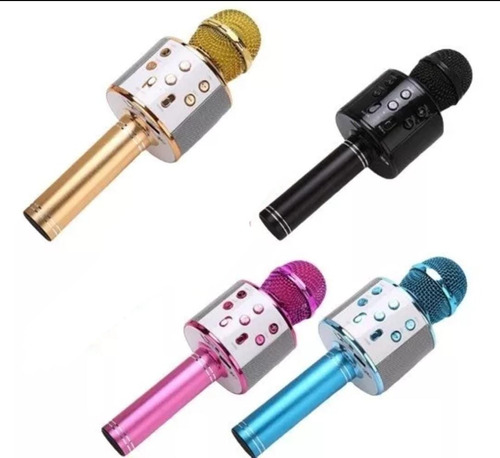 Micrófono Inalámbrico Karaoke Ws-858 Bluetooth