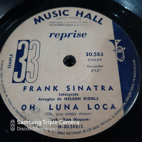 Simple Frank Sinatra Music Hall C15