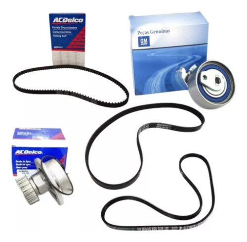 Kit Distribucion + Bomba Acdelco + Correas Poly V Prisma