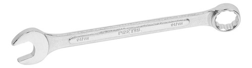 Llave Combinada 11/16 X 210 Mm De Largo Pretul 21887 Color Color Plateado