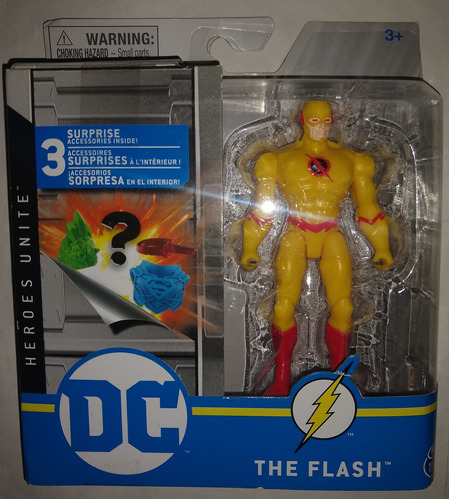 Flash Reverse Amarillo Dc Spin Master 10 Cm Promoción