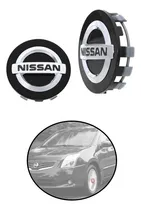 Comprar Par De Centros De Rin Nissan Sentra 2007-2012 Negro 54 Mm
