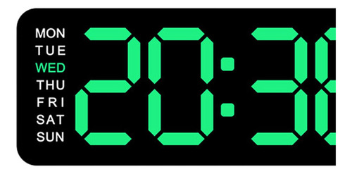 Reloj De Pared Led Reloj Despertador Digital Reloj De Negro
