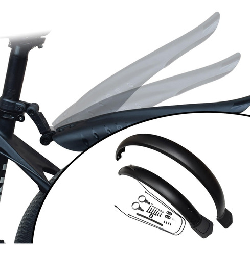 Bike Mud -mudguard Cull Wrap Full 26 Protector Con Trasera