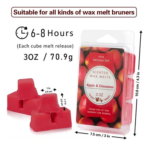 Cera Soja Aromatica Para Sacheteros Paquete 2 Forma Cubos