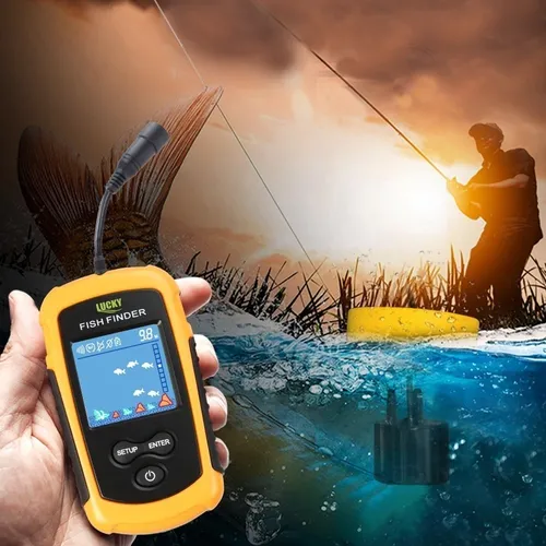 Buscador De Peces Portátil Rango De Profundidad 100 M