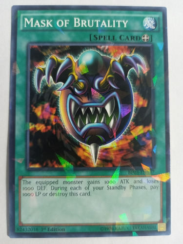 Mask Of Brutality - Shatterfoil Rare    Bp03