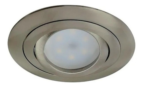 Spot Embutir De Aluminio Platil Fidel Dicroica Led 7w Gu10