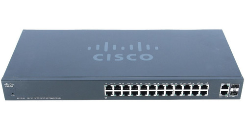 Switch Cisco Sf11224 24 Puertos + 2 Sfp Uplinks Gigabit