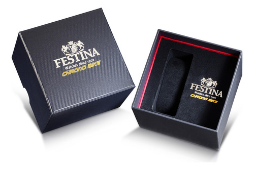 Reloj Festina hombre Chrono Bike 2024 acero azul F20670/1 malla plateado bisel plateado