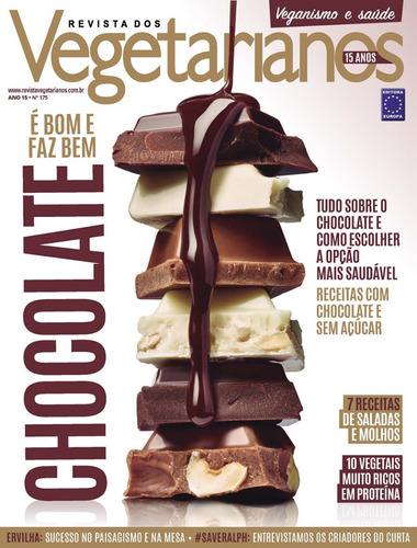 Revista Dos Vegetarianos 175, De Editora Europa. Editorial Europa, Capa Mole, Edição 2021-06-16 00:00:00 Em Português