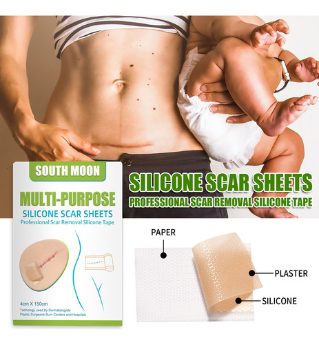 Parche Cinta Cicatrices Abdominoplastia Repara Piel Silicon