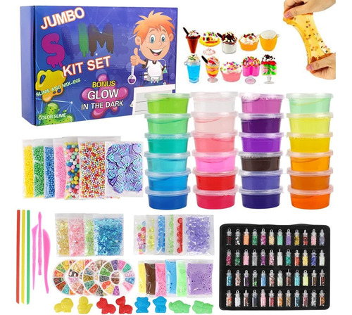 Kit Slime Arte Manualidades Plastilina Para Niñas Y Niños