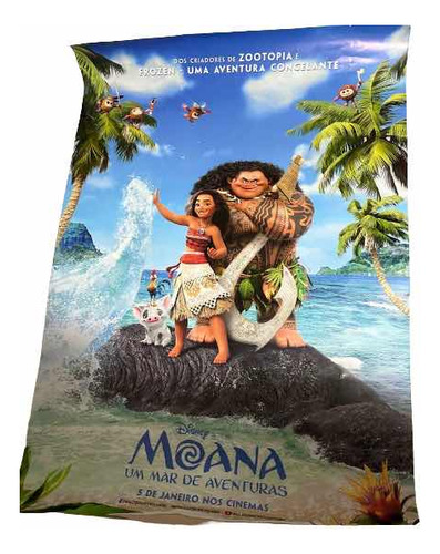 Pôster Original Cinema Moana - Um Mar De Aventuras