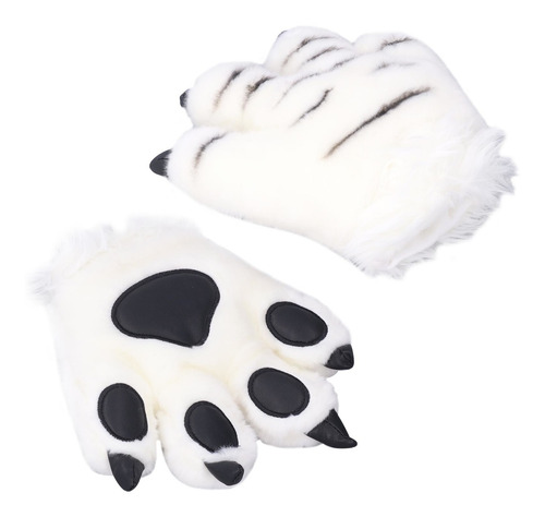 Guantes De Felpa De Garra, Animal De Simulación, Tigre,