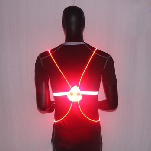 Luces Cinturon Correr Ciclismo Luz Trasera Night Cuotas